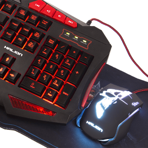 Kit Gamers Titan HA-845C Halion teclado,mouse,Pad