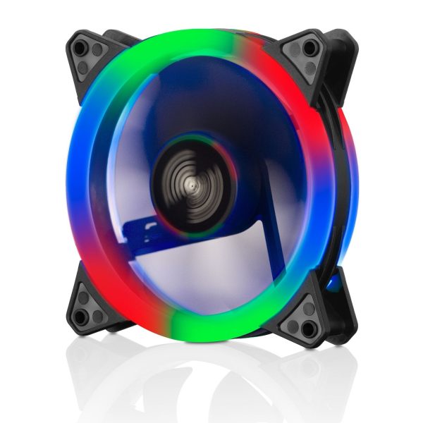 Cooler Led Airboom Aureola Rainbow AB 124 Para Case 12CM