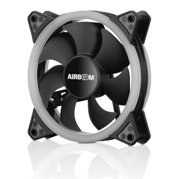 Cooler Led Airboom Aureola Rainbow AB 124 Para Case 12CM - Imagen 4