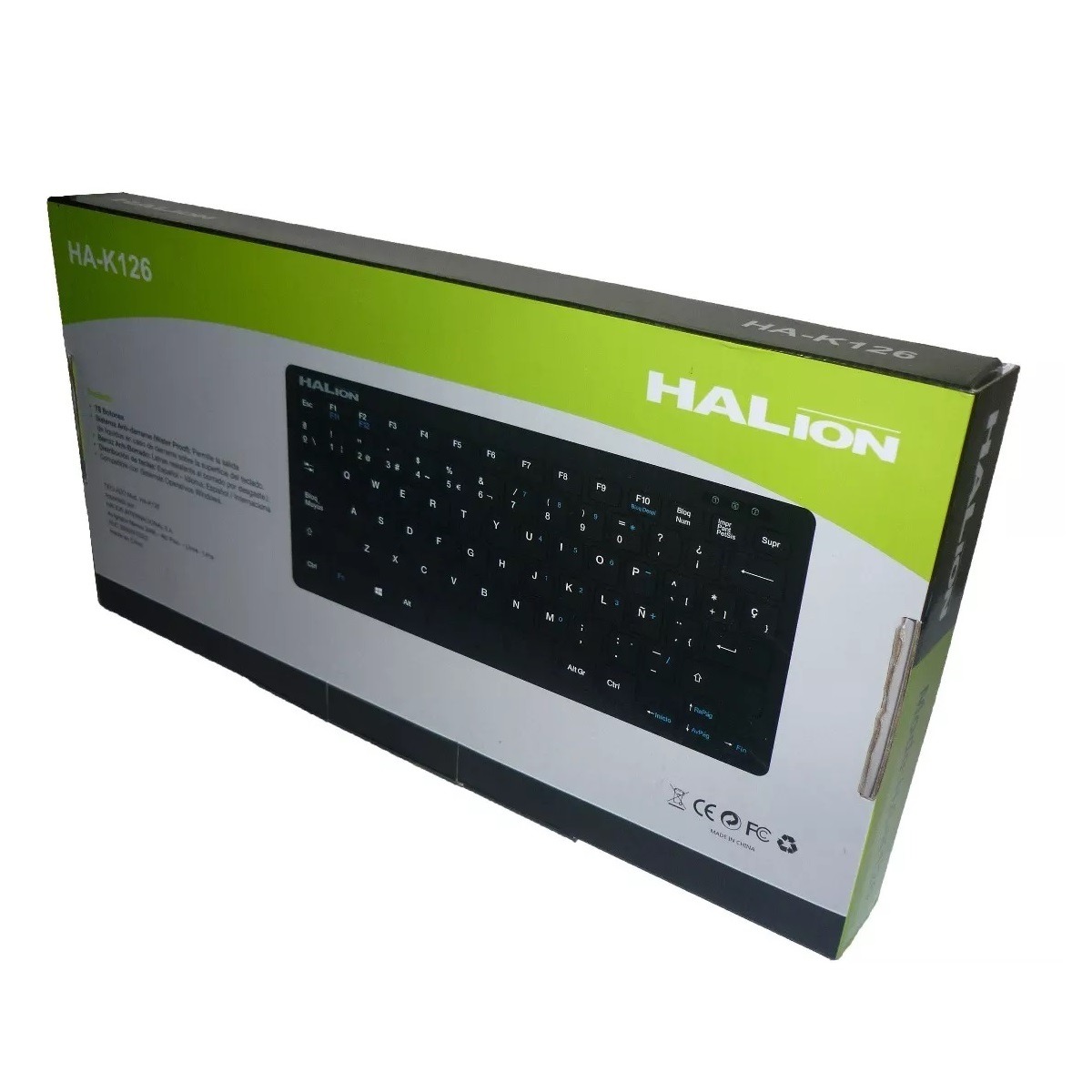 TECLADO MINI USB HALION HA-K126 - HALION