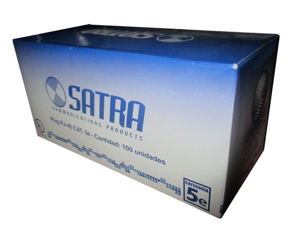Conectores Plug Rj-45 Satra Cat 5e Cables De Red Patch Cord
