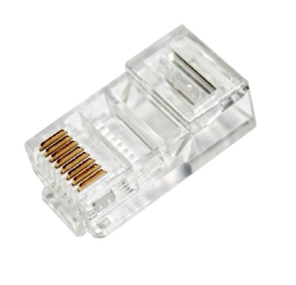 Conectores Plug Rj-45 Satra Cat 5e Cables De Red Patch Cord - Imagen 2
