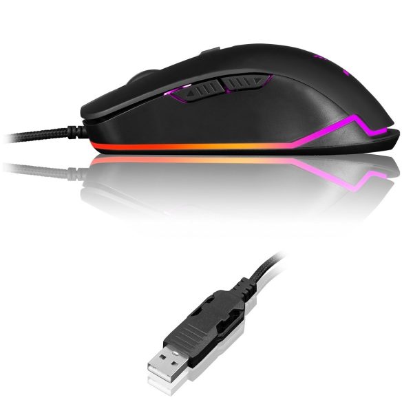Mouse Gamer led USB PREDATOR MIC-GM858 Micronics - Imagen 2