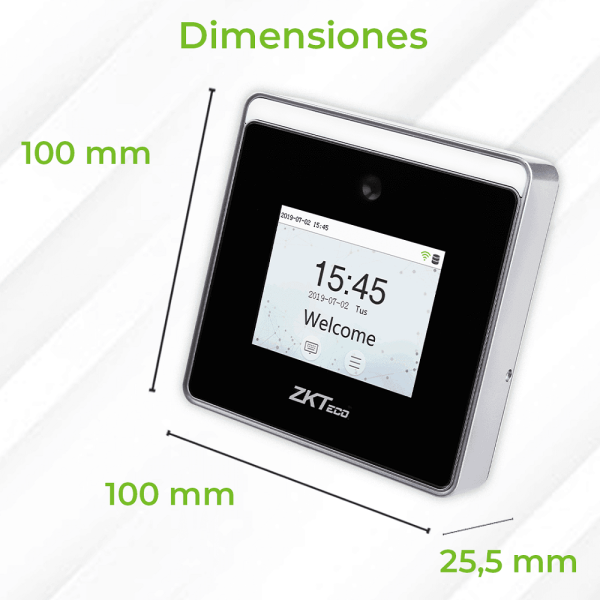 Control Asistencia y Acceso Facial, ZKTeco Horus TL2, Wifi, Cableado, 800 Usuarios - Imagen 9