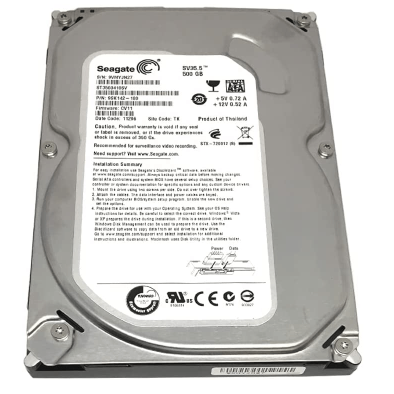 DISCO Seagate ST3500410SV 7200RPM 16MB Cache Sata Planet Technology