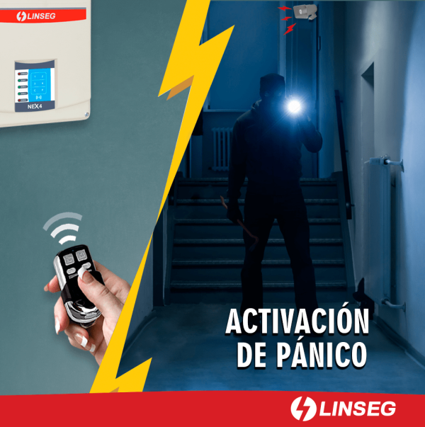 Panel alarma contra robo NEX 4,sensores inalámbricos y cableados casas/negocios Linseg - Imagen 2