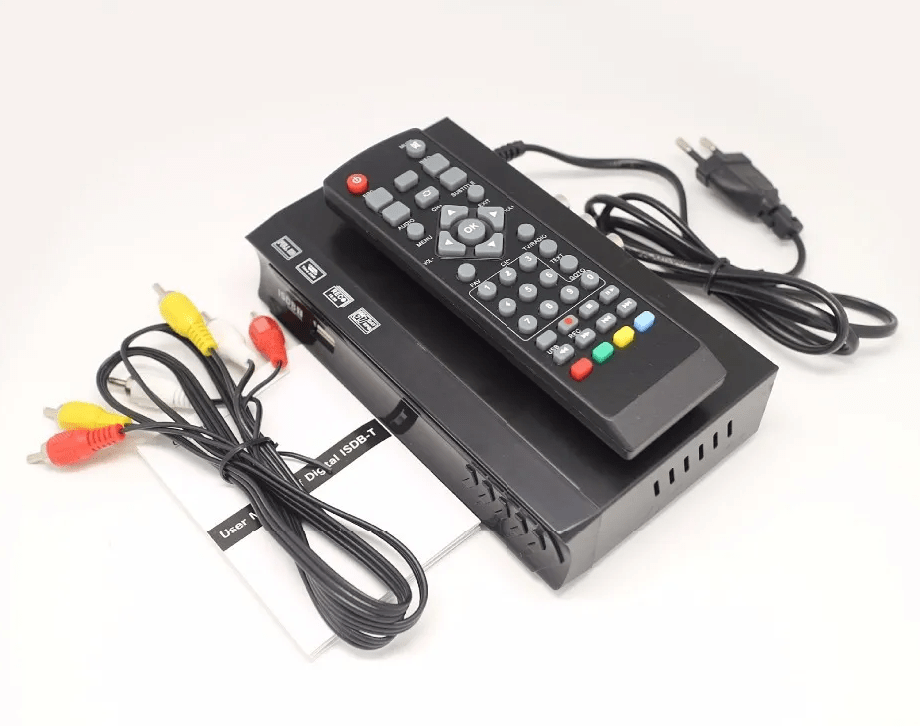 Sintonizador de Television Digital ISDB-T Decodificador TDT HD con PVR  Entradas AV y HDMI, TDT300HD