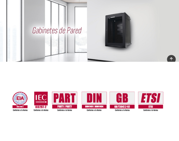Gabinete metal de Pared 6RU DXV5.5406.BA DIXON DESARMADO - Imagen 3
