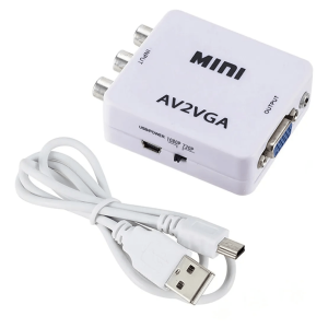 Convertidor Adaptador Video RCA AV a VGA