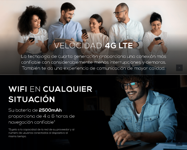 Router portatil WIFI CHIP LOGIC ML8 MIFI 4G - Imagen 3