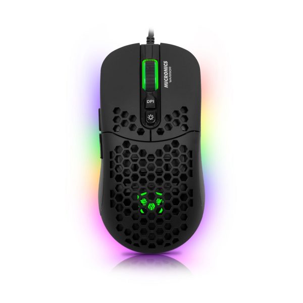 Mouse Gamer Micronics Rgb 7 Botones Warrior MIC GM827 7200 Dpi - Imagen 4