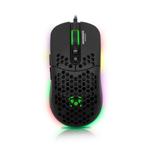 Mouse Gamer Micronics Rgb 7 Botones Warrior MIC GM827 7200 Dpi - Imagen 2