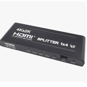 Splitter Hdmi 4k 30hz 1 entrada 4 salidas Trautech multiplicador distribuidor