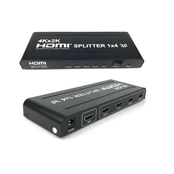 Splitter Hdmi 4k 30hz 1 entrada 4 salidas Trautech multiplicador distribuidor - Imagen 2