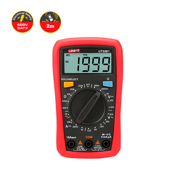 Multimetro Multitester Digital Profesional UNI-T UT33B+ - Imagen 3
