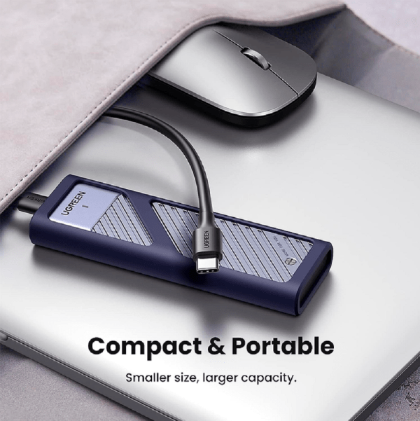Carcasa SSD M.2 NVMe PCIe CABLE USB-C 3.2 Gen 2 UGREEN CM559 - Imagen 6