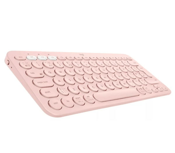 Teclado Bluetooth Inalámbrico logitech K380 rosado