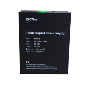 Fuente Poder con cargador de bateria 12VDC 5AMP ZK-PS902B ZKTECO