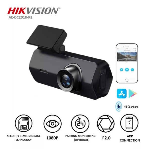 Cámara Vehículos dash Cam k2,Full HD,Wi-Fi,Nocturna,AE-DC2018-K2 Hikvision - Imagen 2