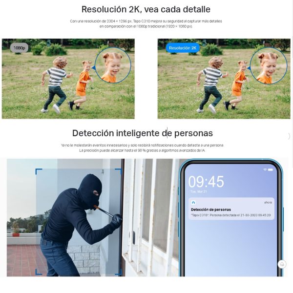 Cámara de Seguridad Externa IP WiFi Tapo C310 TP-LINK - Imagen 7