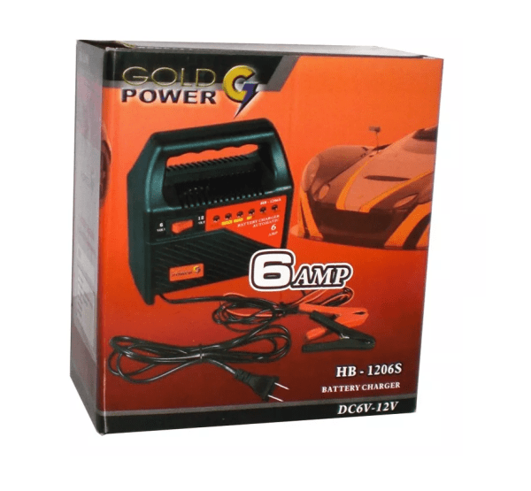 Cargador De Bateria 6 Y 12 Vlts Para Auto Moto 6 Amp - Imagen 2