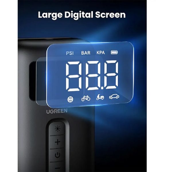 Inflador Compresor Aire Portatil Llanta Ugreen Cd259 Batería - Imagen 4