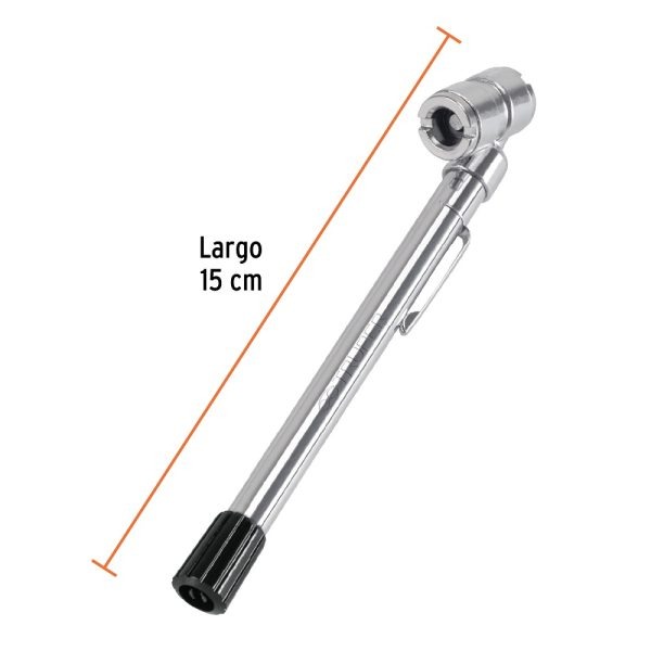 Calibrador de presión de llanta 120 psi cabeza doble Truper - Imagen 3