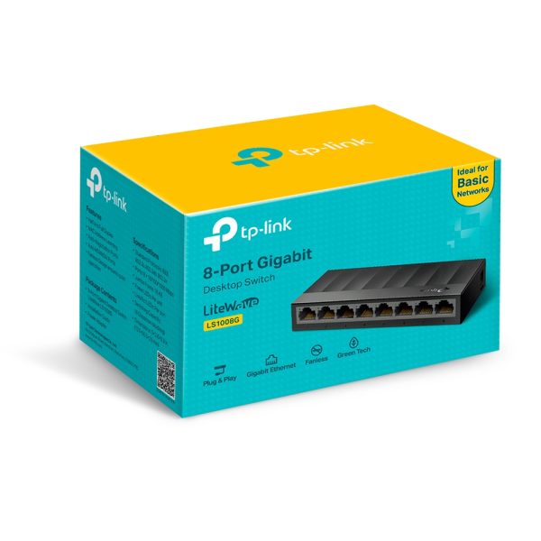 Gigabit Switch De 8 Puertos De Escritorio LS1008G Tp-link - Imagen 5