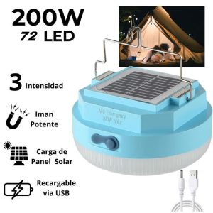 Foco Solar LED Recargable 200W Portatil Yohad