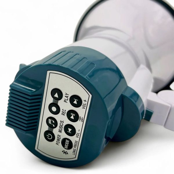 Megáfono bocina Recargable 40W C/Grabación, Sirena, Bluetooth, USB ATK MGP-40 - Imagen 2