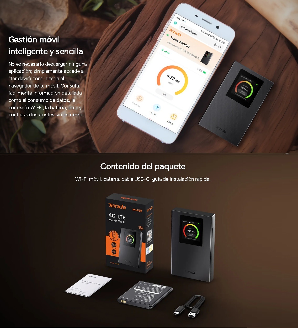 Router portatil WIFI CHIP 4G185 Tenda - Imagen 8