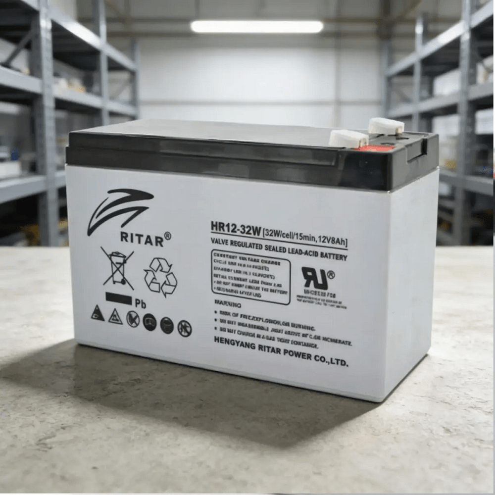 Batería 12v 32w 8a Ritar Hr12-32w Alarmas - Imagen 2